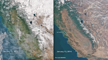 California drought snowpack